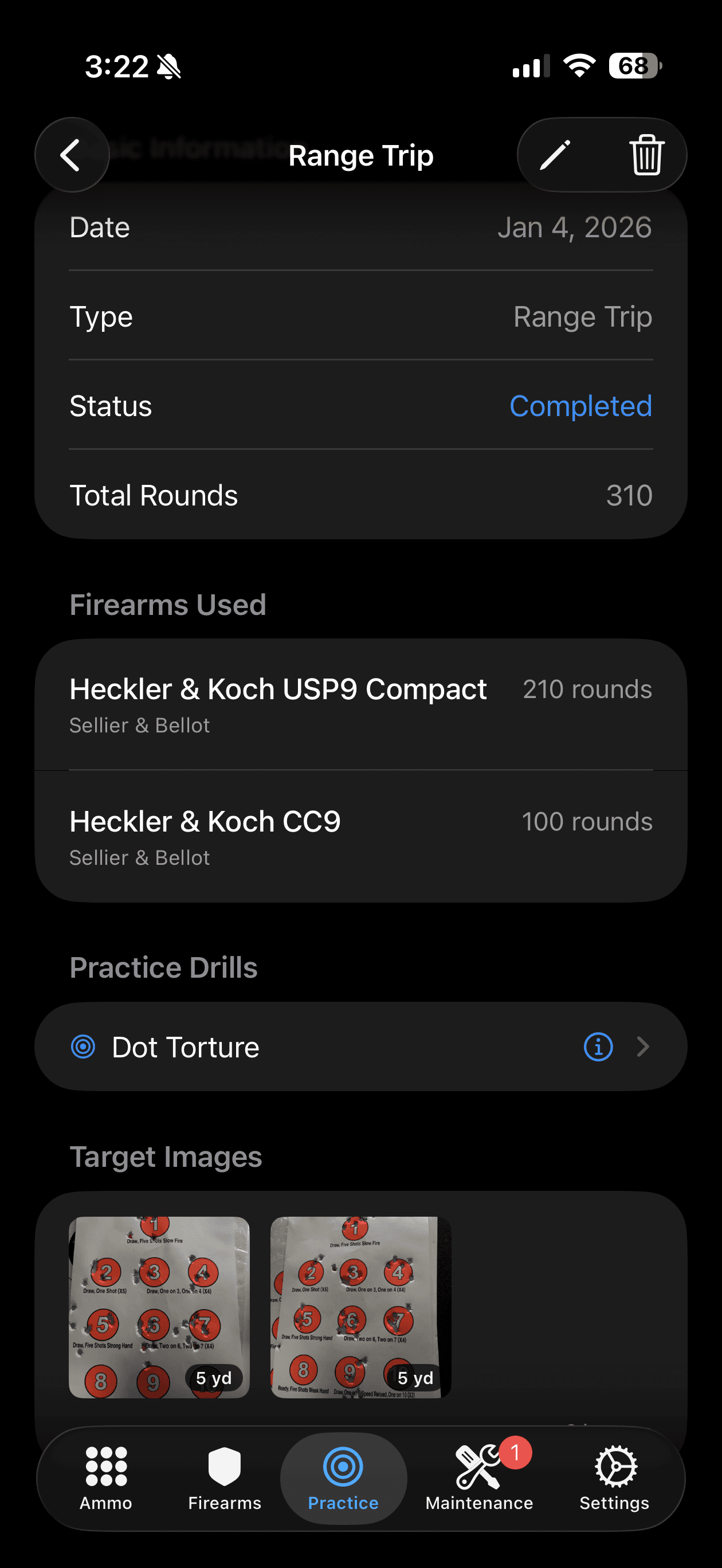 iPhone screenshot 1